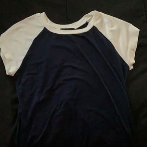 Blue/White Baseball Bodysuit